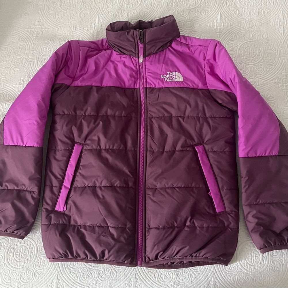 The North Face Girls hooded Jacket Size 10/12